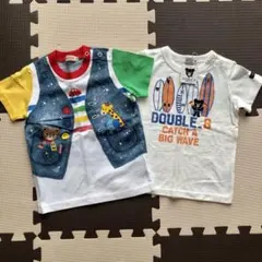 ミキハウス　DOUBLE.B Tシャツ 2枚セット