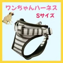 ワンちゃんハーネス Sサイズ ストライプ柄のサムネイル