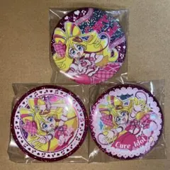 キミとアイドルプリキュア bigホログラム缶バッジ キュアアイドル3種セット