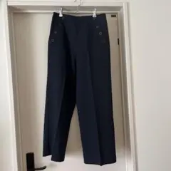 【デッサン】ワイドパンツ ボタンデザイン M