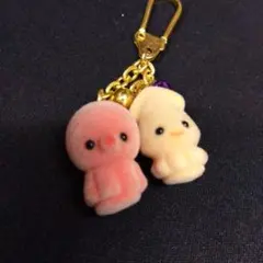 【激カワ】タコ&イカ　フロッキー　キーホルダー　水族館のサムネイル