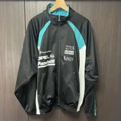 Champion トラックジャケット XL ブラック/ターコイズ