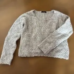 MICHEL KLEIN グレー 長袖セーター