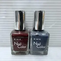 RMK ネイルカラー EX 2色 ディープレッド インディゴブルーのサムネイル