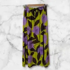 【DAMA collection】花柄プリントロングスカート/Sのサムネイル