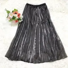 GU ジーユー ロングスカート プリーツスカート ウエストゴム