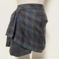 希少♡極美品♡ヴィヴィアンウエストウッド オーブ ボタン 変形 スカート 美品✨ヴィヴィアンウエストウッド 変形スカート オーブボタン