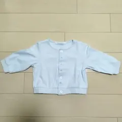 familiar ファミリア　カーディガン 70cm ブルー　水色