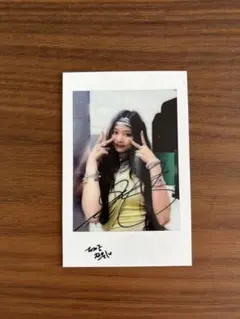 TWICE yizhiyu 上海サイン会当選者限定ポラ風トレカ　2.0 モモ TWICE モモ yizhiyu yzy 2.0 当選者限定 トレカ ポラ - メルカリ