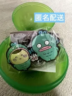 ちいかわ×サンリオ　なかよしラバーマスコット　くりまんじゅう・ハンギョドン