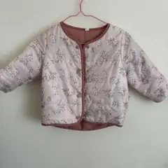 花柄ピンクジャケット 80cm