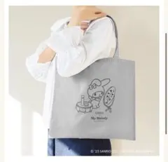 ORBIS × マイメロディー オリジナルエコバッグ グレーのサムネイル