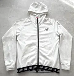 New Balance Golfフルジップパーカー ホワイト4サイズ