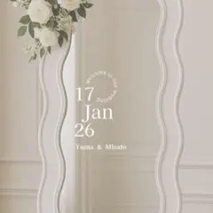 ウェルカムボード ステッカー ウェルカムミラー ウェルカムスペース シール丸枠