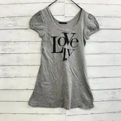 【MERCURYDUO】大人可愛いシルエット プレミアム ロゴプリント Tシャツのサムネイル