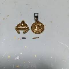 p*t様 CHANEL ゴールド CCロゴ チャーム 約2.3cm