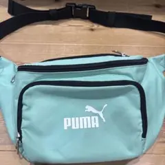 PUMAウエストバック　ミントグリーン