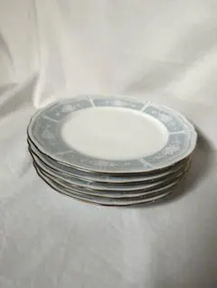 Noritake レースウッドゴールド パーティーセット 大皿1枚 小皿5枚