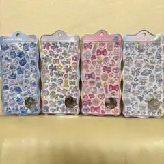 【正規品】ボンボンドロップシール❋オリジナル ちゅるきら シリーズ ４枚セット