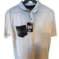 NIKEGOLF ナイキ ゴルフ ポロシャツ 半袖 Tシャツ ワッペンロゴ 白