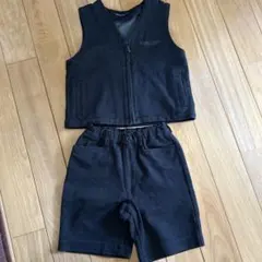 BeBe ベストとショートパンツセット 100