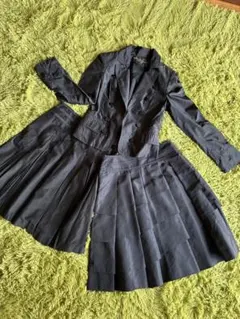 値下げ【BODYDRESSING Deluxe】ブラック スカートスーツ セットのサムネイル