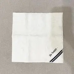 美品 MR.&MRS.CHIEF タオル ハンカチ Be happy ドット