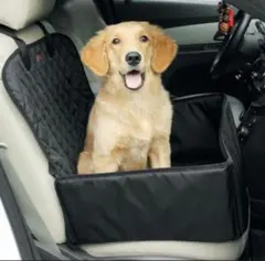 犬用　猫用　カーシート 　黒 　ペットドライブ　ドライブボックス 　シートのサムネイル