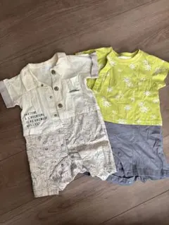 【美品】Bebe GU ロンパース 70サイズ
