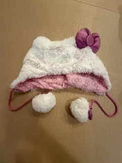 ハローキティ フワフワ帽子