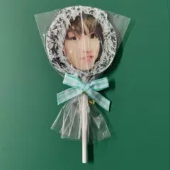 BTS うさぎグクのアクリルロリポップ りんご飴の形をしたロリポップ　新品未開封