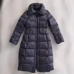 レディース ロング ダウンコート　ネイビー