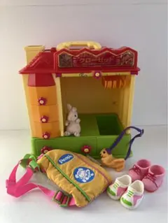 ぽぽちゃん クローゼット お片付けハウス 小物セット