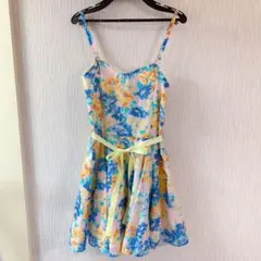 マーキュリーデュオ 花柄ワンピース ピンク