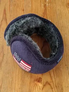 average アメリカ国旗刺繍 耳あて