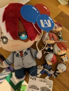 僕のヒーローアカデミア 轟焦凍 ぬいぐるみ・フィギュアセット