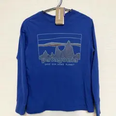 パタゴニア　ボーイズ ロングスリーブ オーガニック コットン Tシャツ　XS