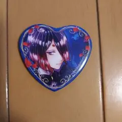 あくねこ　シノノメ・ユーハン　rose valentineハート型缶バッチ