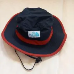 THE NORTH FACE アウトドアハット ネイビー/レッド　53センチ