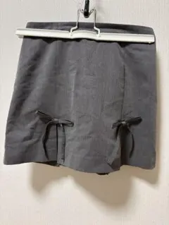 NICE CLAUPリボン付き 台形 ミニスカート