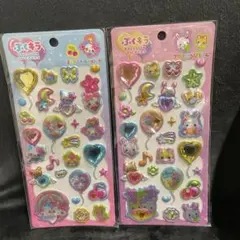 正規品　ぷくキラバルーンステッカー フワフワらびちゃん まじかるみゅーちゃん