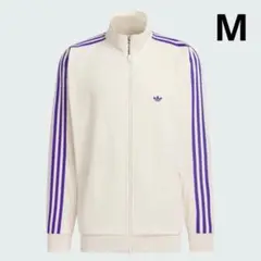 アディダスオリジナルス　ベッケンバウアー　トラックジャケット　白紫　M