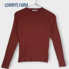【ローリーズファーム】Mサイズ ニット リブ 長袖