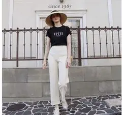 epine flower lace pants ivoryのサムネイル