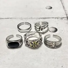 【お得な5点セット！】ヴィンテージ リング メキシカンジュエリー メンズ