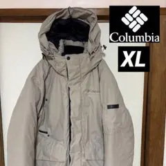 Columbia コロンビア フードダウン ベージュ XL 美品