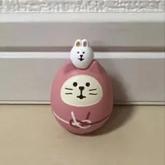 デコレ コンコンブル 開運カラー猫だるま 桃
