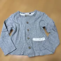 D. fesense カーディガン 110サイズ グレー