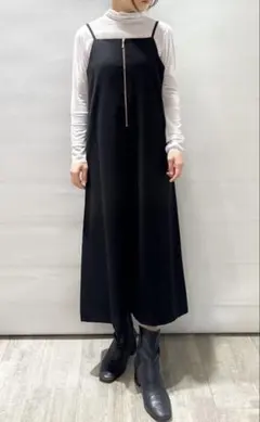 小さいサイズ♫ジッパー付きキャミワンピース