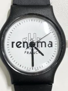 renoma クォーツ 腕時計 コンパス付き ブラック